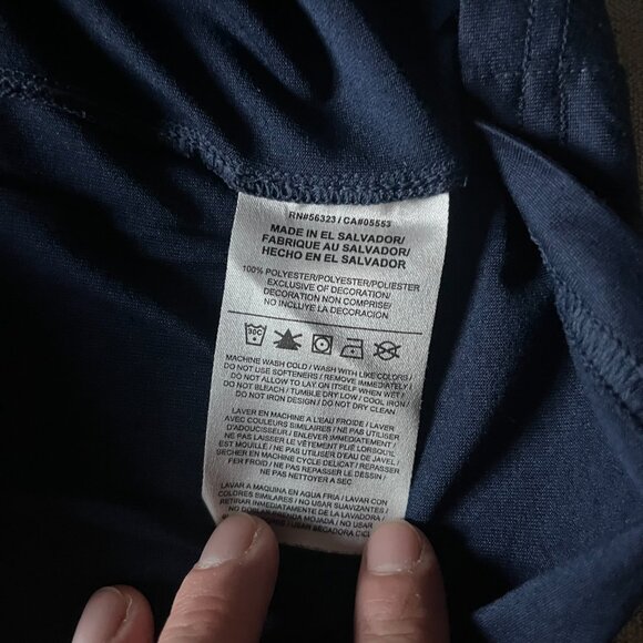 Nike Los Angeles Chargers T Shirt Men Medium Navy Dri-Fit Blue Football NFL Team - Picture 5 of 7